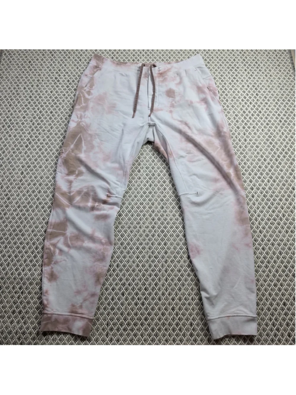 Lululemon City Sweat Jogger Earth Dye Tie Dye French Terry Zip Pocket Men’s XL